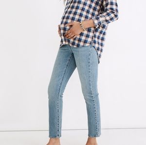 Madewell NWT Maternity Over-the-Belly Perfect Vintage Jeans (#NA962) Blue Sz. 25